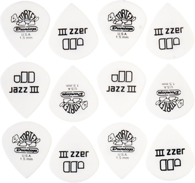 Tortex Jazz III White 1,50 Blanc