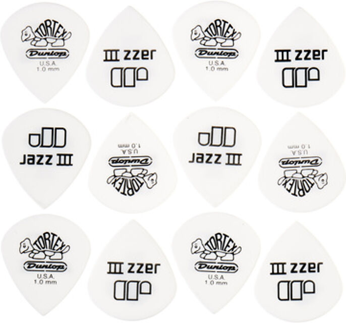 Tortex Jazz III White 1,00 Blanc