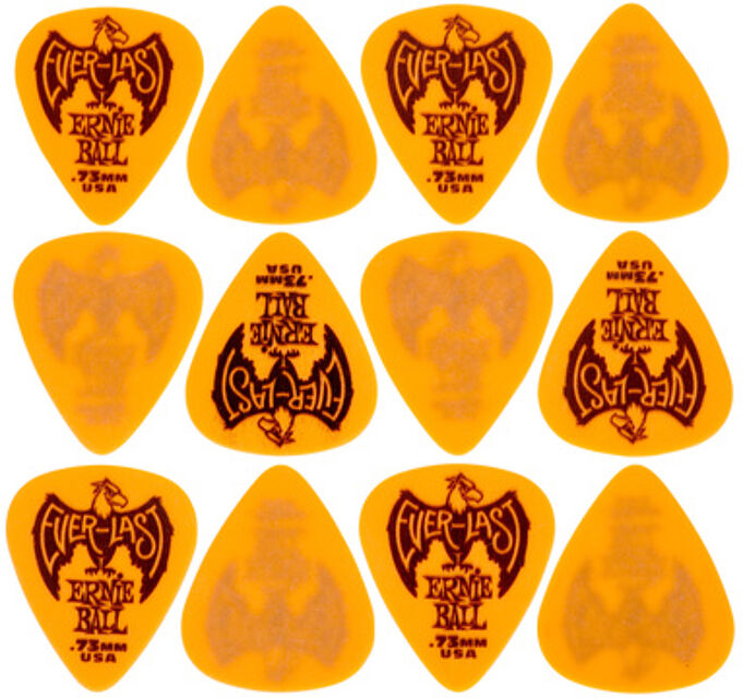 Everlast Picks 0,73 mm Orange Orange