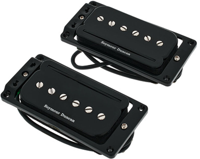 SHPR-1S P-Rail Set Flat BK Noir