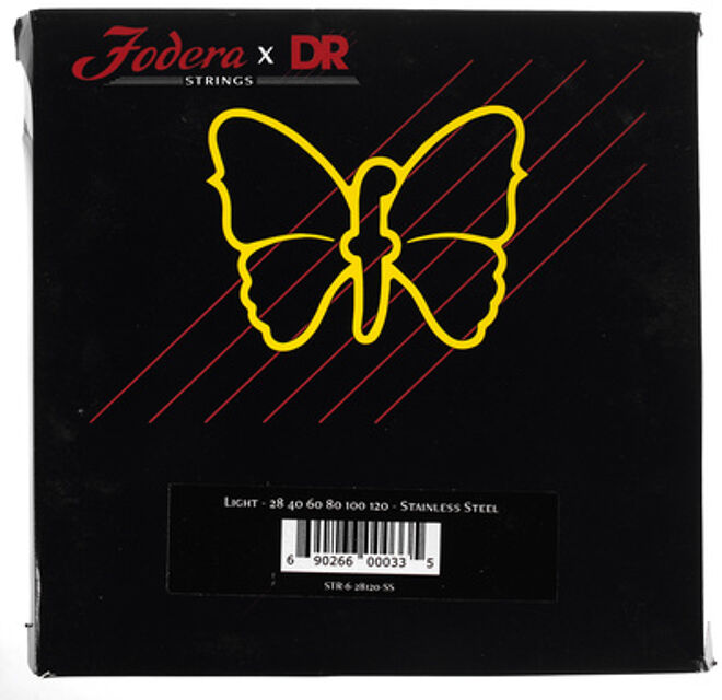 x DR 6-String Set Light Steel