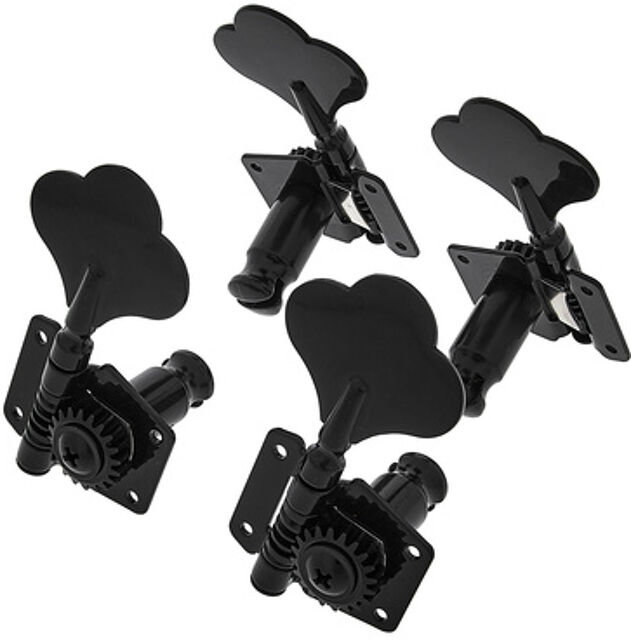 Parts J-Bass Tuners Set Black Noir