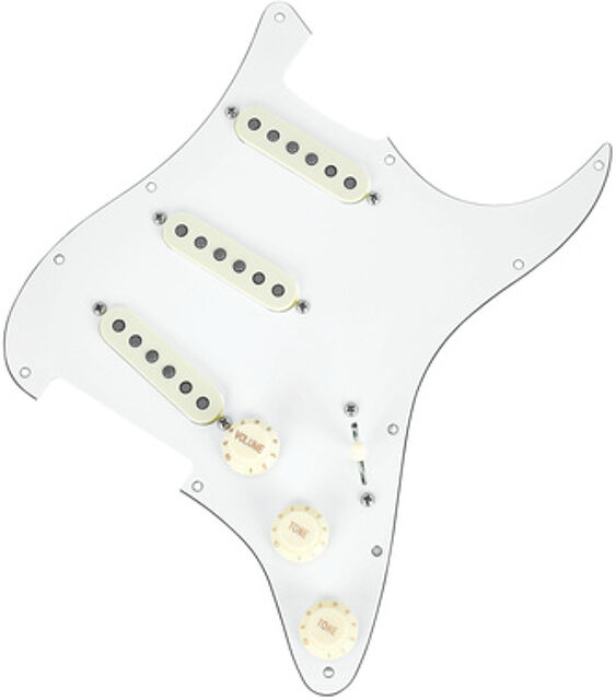 67 Q.Coil Hot Br. Pickguard WH