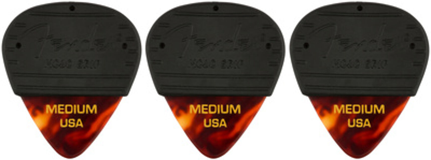 Mojo Grip Picks 3 Pack Imitation écaille de tortue