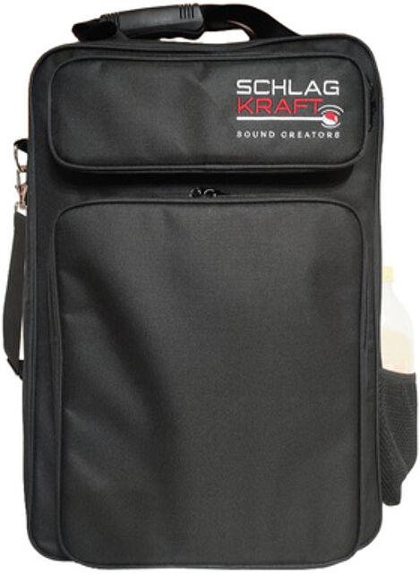 NJZ Percussion Mallet Bag black with subtle metallic accents and elegant stitched logo