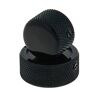 Allparts Stacked Pot Knob Set BK Noir