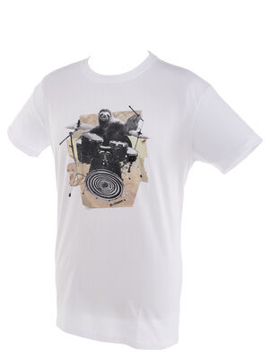 Thomann Drum Sloth T-Shirt XL Blanc