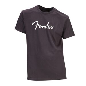 Fender T-Shirt Logo Black XL Noir avec logo Fender blanc