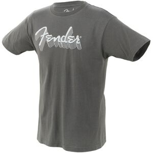 Fender T-Shirt Reflective Charcoal L Charbon avec logo r