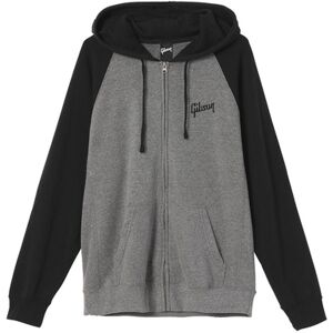 Gibson Logo Full-zip Hoodie XS Grey