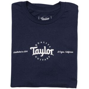 Taylor T-Shirt Logo Navy Blue M Navy Blue with grey Taylor logo