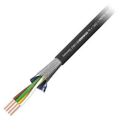 Sommer Cable DMX Cable Black 4x0,34mm² +GND Noir