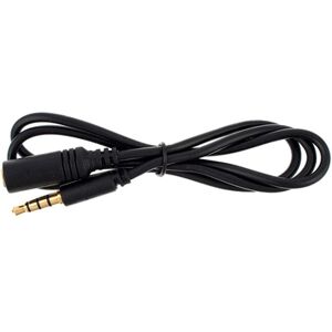 the sssnake Slim Line 4 Pin Jack 0,5m BK noir