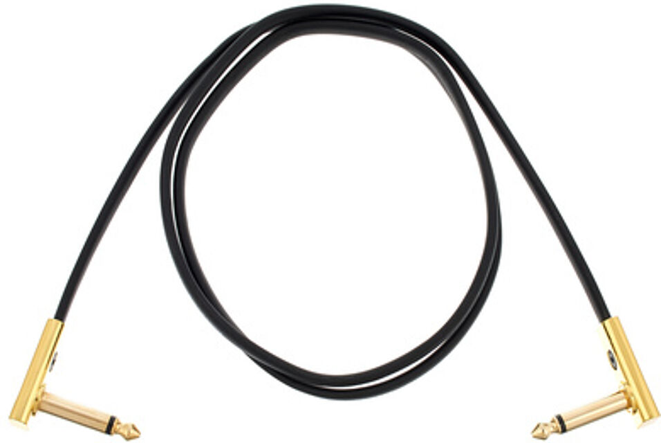 Flat Patch Cable Gold 100 cm