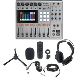 Zoom PodTrak P8 Podcast Mic Set