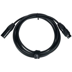 Stairville PDC3BK IP65 DMX Cable 3m 3pin