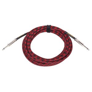 Ernie Ball Instr.Cable Braided 18ft RB Rouge
