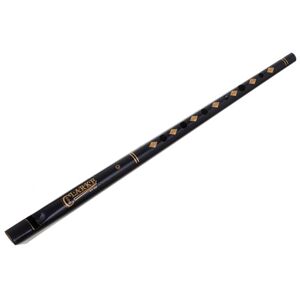 Clarke Tinwhistle Original C Black Noir avec accents dor