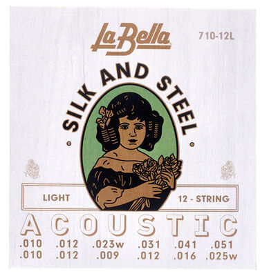 La Bella 710-12L Silk & Steel