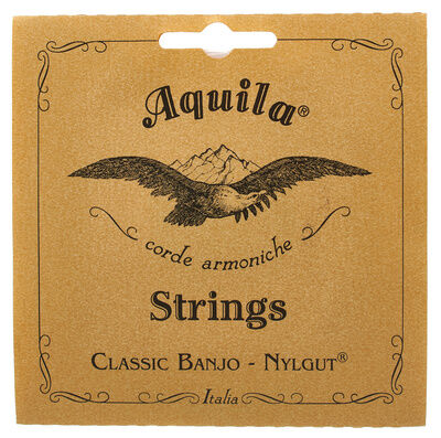 Aquila 1 B 5 str.Banjo Nylgut Medium Blanc