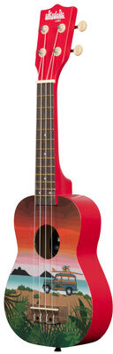 Kala Ukadelic Surfari Soprano Uke Surfari Graphic Top