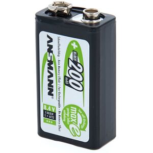 Ansmann maxE 9V Rechargeable 200mAh