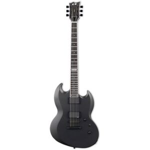 ESP E-II Viper Baritone CHMS Charcoal Metallic Satin