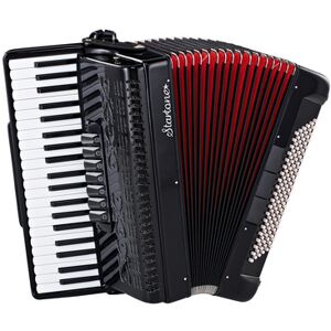 Startone Piano Accordion 120 Black MKII Noir