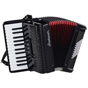 Startone Piano Accordion 48 Black MKII Noir