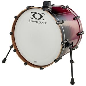 DrumCraft Series 6 22x18 BD BP -WM Purple to Black Fade Sparkle