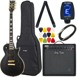 Harley Benton SC-1000 SBK Progressive Bundle Satin Black