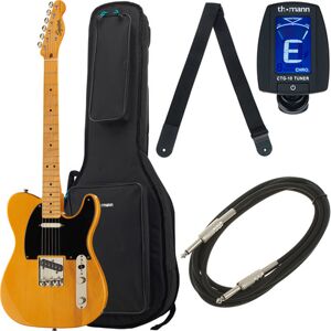 Squier CV 50s Tele MN BB Bundle Butterscotch Blonde