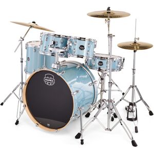 Mapex Venus 5295 Drum Set Bundle VJ Aqua Blue Sparkle