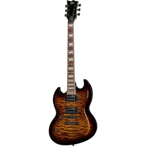 ESP LTD Viper-256 LH DBS Dark Brown Sunburst