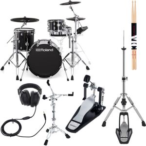 Roland VAD504 E-Drum Set Bundle Midnight Sparkle