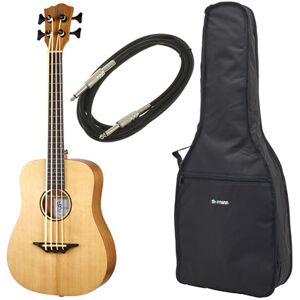 Harley Benton Kahuna CLU-Bass Ukulele Bundle Naturel mat