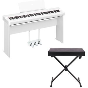 Yamaha P-225 WH Home Bundle Blanc