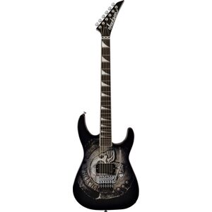 Jackson Pro Andreas Kisser SL1 Quadra Noir avec artwork Sepultura Quadra brillant