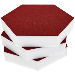 t.akustik Hexagon Melamine Bordeaux 50 bordeaux