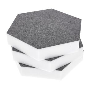 t.akustik Hexagon Melamine Grey 50 dark grey