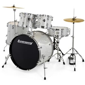 Ludwig Accent Drive 5pc Silver Silver Sparkle