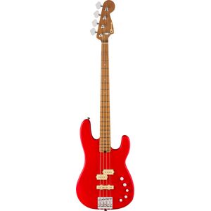 Charvel PM Bass SD PJ IV MAH SFRD Satin Ferrari Red