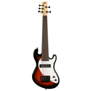 Kala U-Bass Solid Body 5-Str FL TB Tobacco Burst