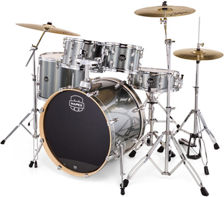 Venus 5295 Drum Set Bundle VC Steel Blue Metallic