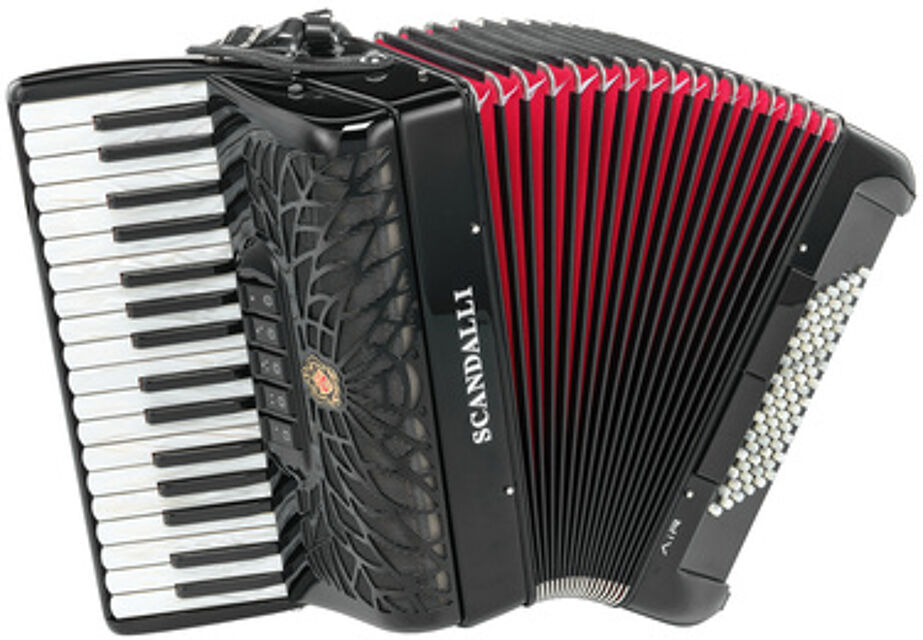 Air Mini Noir avec soufflet rouge