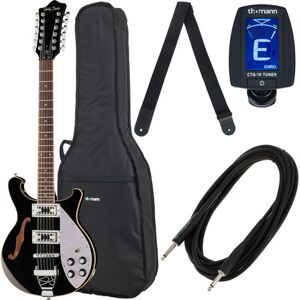 Harley Benton RB-612BK Classic Series Bundle Noir