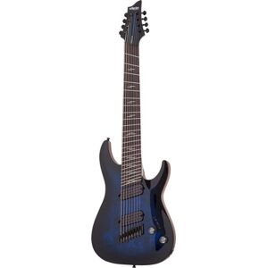 Schecter Omen Elite-8 MS Blue Burst See Thru Blue Burst