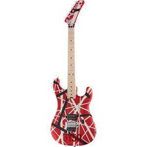 Evh Striped 5150 Red Rouge avec bandes noires et blanches - Publicité