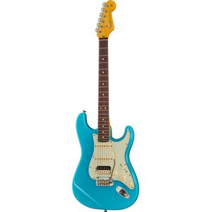 Fender AM Pro II Strat HSS MBL Miami Blue - Publicité