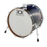 "DrumCraft Series 6 22""x18"" BD BVB-WM Black to Vivid Blue Fade"